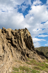 Spectacular cliffs and rocky coast line of El Port de la Selva,Costa Brava,Catalonya,Spain