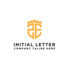 inspiring logo designs for companies from the initial letters of the ZE logo icon. -Vectors