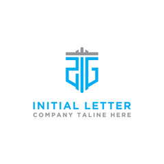 inspiring logo designs for companies from the initial letters of the ZG logo icon. -Vectors