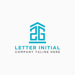 inspiring logo designs for companies from the initial letters of the ZG logo icon. -Vectors