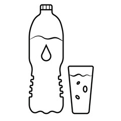 bottle Icon Vector illustration photo