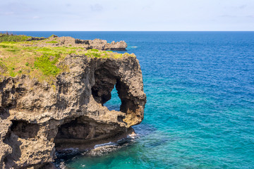 Okinawa Elephant Rocks and Sea