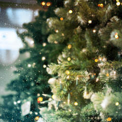 Christmas blured background