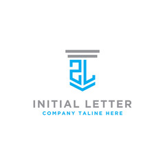 inspiring logo designs for companies from the initial letters of the ZL logo icon. -Vectors