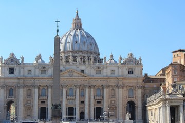 Fototapeta na wymiar The headquarters of the Roman Catholic Church