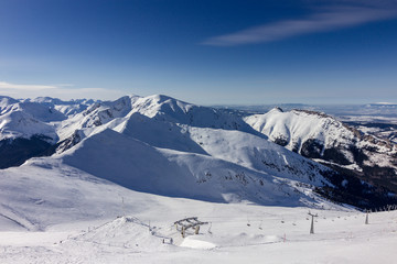 Fototapeta premium Views of Tatra mountains near Zakopane (Poland)