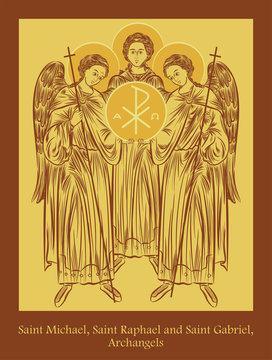 Saint Michael, Saint Raphael and Saint Gabriel, Archangels