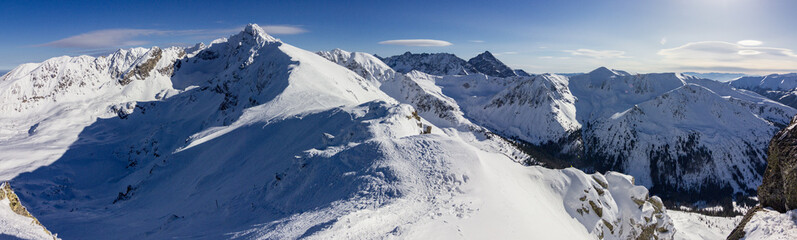 Views of Tatra mountains near Zakopane (Poland)