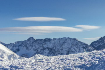 Fototapeta na wymiar Views of Tatra mountains near Zakopane (Poland)