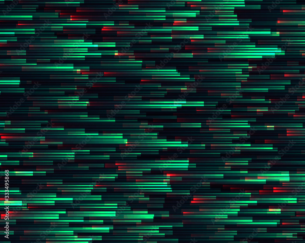 Wall mural glitch vector frame. symbol of cyberpunk, hacker attack. modern design, technological error. texture