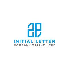 inspiring logo designs for companies from the initial letters of the ZP logo icon. -Vectors