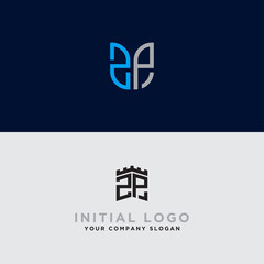 Fototapeta premium inspiring logo designs for companies from the initial letters of the ZP logo icon. -Vectors
