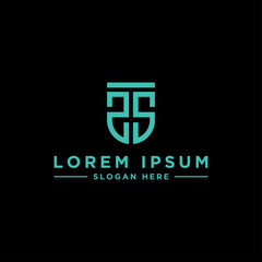 inspiring logo designs for companies from the initial letters of the ZS logo icon. -Vectors