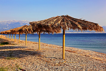 A beach in Halkidiki, Greece