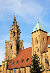 Obraz premium The Church Kilianskirche in Heilbronn, Germany