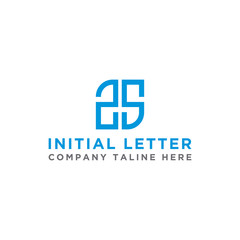 inspiring logo designs for companies from the initial letters of the ZS logo icon. -Vectors
