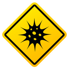 Virus warning sign