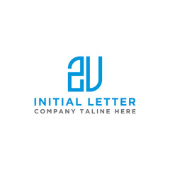 inspiring logo designs for companies from the initial letters of the ZV logo icon. -Vectors