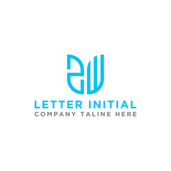 inspiring logo designs for companies from the initial letters of the ZW logo icon. -Vectors
