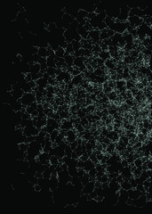 Obraz premium Network Mesh Procedural Art background illustration