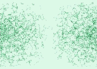 Network Mesh Procedural Art background illustration