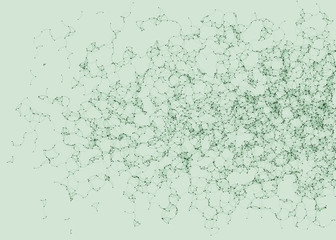 Network Mesh Procedural Art background illustration