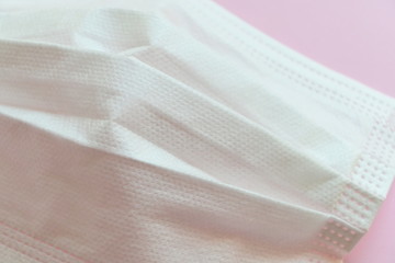 white filter of medical hygiene face mask