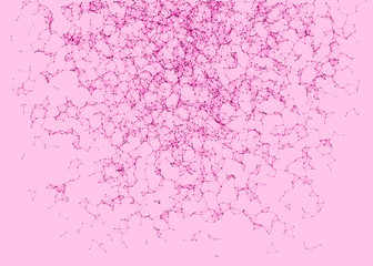 Network Mesh Procedural Art background illustration