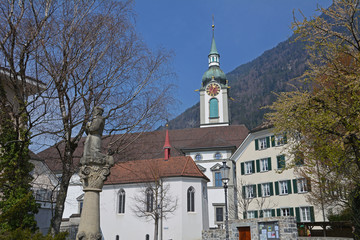 Altdorf UR, Pfarrkirche St. Martin und Beinhaus St. Anna