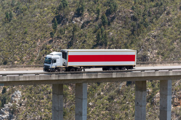 Bloukrans Bridge, Eastern Cape, South Africa. Dec 2019. Bloukraans Bridge carrying a toll road 216...