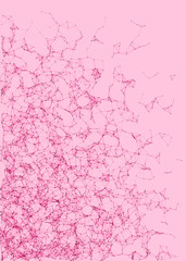 Network Mesh Procedural Art background illustration