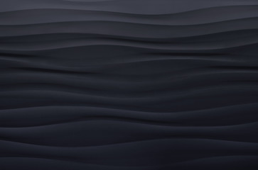 Abstract dark wave background