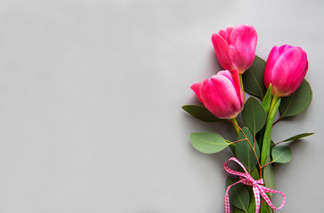 Fototapeta premium Beautiful tulips bouquet