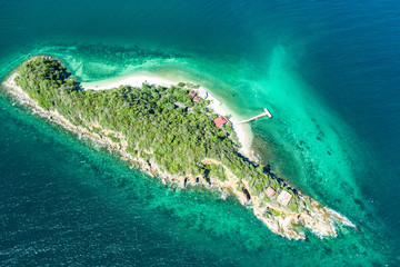 Fototapeta na wymiar aerial view from Koh Larn island