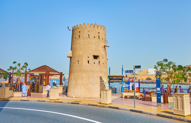 Adone watchtower in Bur Dubai, UAE