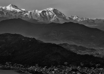 view of himalaya mountains