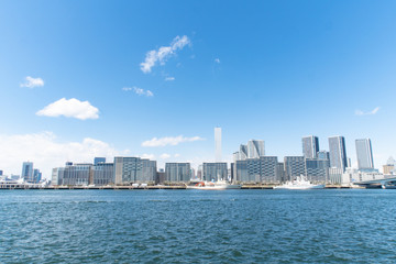 Naklejka premium 【2020東京オリンピック選手村】東京 豊洲・晴海エリア