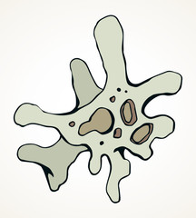 Amoeba. Vector drawing sign icon