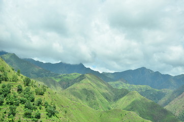 Obraz premium view of mountains