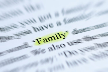 family keyword