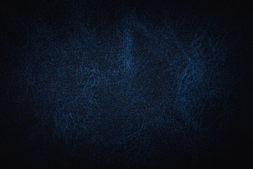 dark blue leather texture. dark blue gloomy abstract texture.