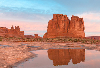 Desert reflection