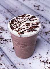 Chocolate And Coffee iced Mocha Frappuccino