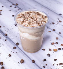 Chocolate And Coffee iced Mocha Frappuccino