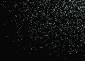 Network Mesh Procedural Art background illustration