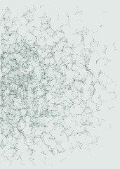 Network Mesh Procedural Art background illustration