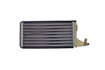 Fototapeta premium New car radiator heater isolated on white background. Car spare parts.