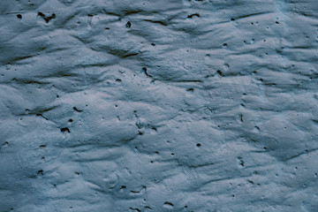 Bubble airy blue surface. Blue swollen surface texture