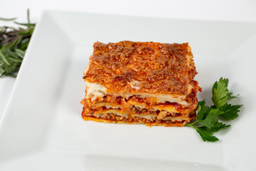 Meat lasagna