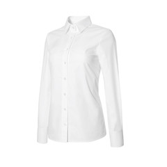 White women's shirt on a white background